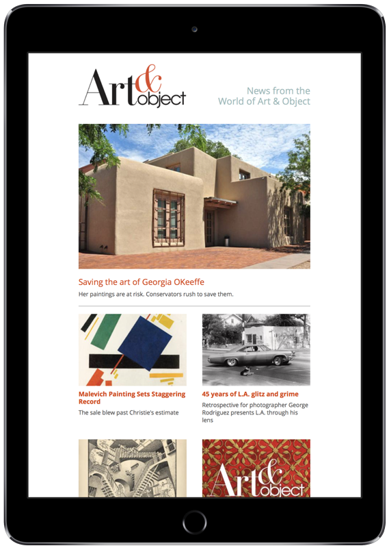 Art & Object eletter iPad thumbnail