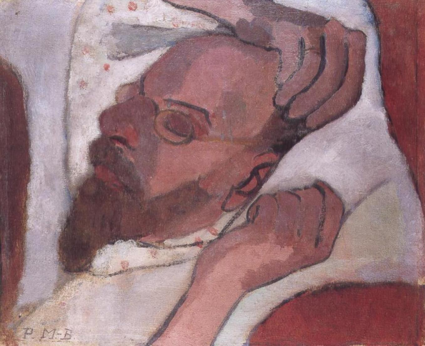 Otto Modersohn Sleeping