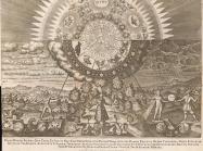 Matthäus Merian the Elder, The Microcosm and the Macrocosm from Musaeum Hermeticum, 1678. Engraving, The Getty Research Institute, Los Angeles, California.