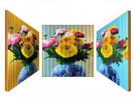 Gil Goren, Flowers of life, 2026, Acrylic paint on wood. 