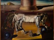 Salvador Dalí, Dormeuse, cheval, lion invisibles (Invisible Sleeping Woman, Horse, Lion), 1930.