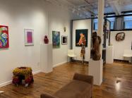 Art League RI's last exhibition, CONNECT, curated by Nick Paciorek. 
