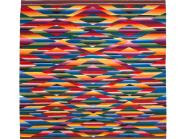 rainbow-colored patterned weaving