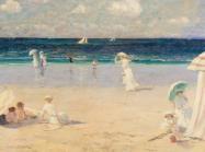 Clarence Gagnon, Summer Breeze at Dinard, 1907.