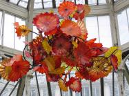 Glass art by Dale Chihuly at an extensive exhibition at Kew Gardens, London, in 2005