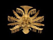 Unknown, Headdress Ornament, 1st–7th century. Made in Colombia, Calima (Yotoco). Gold. 8 1/2 × 11 1/2 ×1 1/4 in. (21.6 × 29.2 × 3.2 cm). The Met. Gift and Bequest of Alice K. Bache, 1966, 1977. 66.196.24.