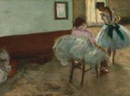Edgar Degas painting of ballerinas