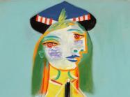 Pablo Picasso, Fillette au bateau (Maya), 1938, oil on canvas, Courtesy Sotheby’s