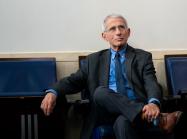 Dr. Anthony S. Fauci in the James S. Brady Press Briefing Room of the White House 