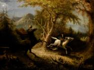 The Headless Horseman Pursuing Ichabod Crane / John Quidor / Smithsonian American Art Museum 