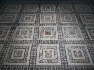 Coffered pattern mosaic, 1st century BC.