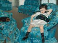 Little Girl in a Blue Armchair, 1877–78. Oil on canvas, 35 1/4 × 51 1/8 in. (89.5 × 129.9 cm). National Gallery of Art, Washington, DC: Collection of Mr. and Mrs. Paul Mellon, 1983.1.18