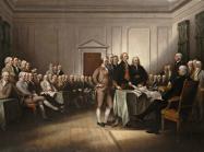 John Trumbull (American, 1756−1843), The Declaration of Independence, July 4, 1776, 1832