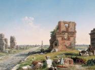 John Linton Chapman (1839–1905), Via Appia, 1867. Oil on canvas, Georgia Museum of Art, University of Georgia. License