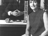 black and white photo of Sam and Mary Ann Scherr