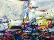 Joan Mitchell, City Landscape, 1955, oil on linen, 203.2 × 203.2 cm (Art Institute of Chicago 1958.193, ©The Estate of Joan Mitchell),