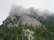 Photograph of Mt. Rushmore in Clouds by Mitch Epstein