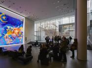 Unsupervised — Machine Hallucinations — MoMA, 2022. Installation view, Refik Anadol: Unsupervised, The Museum of Modern Art, New York, November 19, 2022 – October 29, 2023. Photo: Refik Anadol Studio