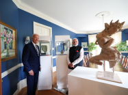 Narendra Modi thanking Joe Biden for returning trafficked invaluable antiquities to India