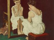 Norman Rockwell (American, 1894-1978), Girl at Mirror, The Saturday Evening Post cover study, 1954