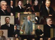 Collage of presidential portraits