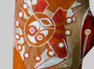 Aboriginal art. Gabriel Maralngurra, Lorrkkon (detail), 2016.