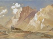 Thomas Moran, Mount Superior, as viewed from Alta, Little Cottonwood Canyon, Utah, c. 1879. Watercolor and graphite on paper. Amon Carter Museum of American Art, Fort Worth, Texas.