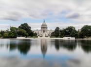 United States Capitol and reflecting pool. Source.