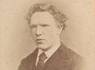 a photo in sepia tone of van gogh at 19 years old. described in more detail within the story.
