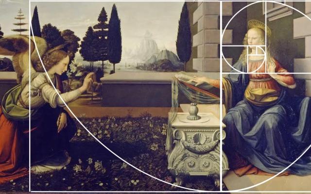 The Golden Ratio Revealed In 7 Masterpieces Art Object   Leonardo Da Vinci Annunciation C 1472 