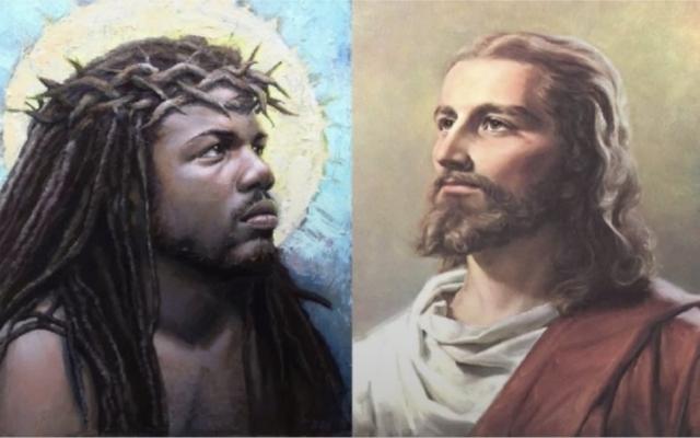 Black jesus online painting