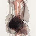 Otto Neumann, Abstract Composition, 1964, monotype, 25in x 17in