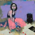 Milt Kobayashi  Lavender and Strawberries  Oil  18” x 18”  $12,300