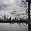 Installation view of The Rooftop Garden Commission: Petrit Halilaj, Abetare (2024).