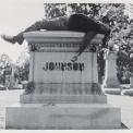 Self Portrait Laying on Jack Johnson's Grave, 2006, Chromogenic print mounted on panel, 40 1/2 × 49 5/8 inches, edition 1/3, 2 AP, Collection of Dr. Daniel S. Berger