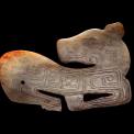 Horse-ShapedPendant, WesternZhouPeriod,1066-771 BCE  Jade  1.75x2.87x0.25in 