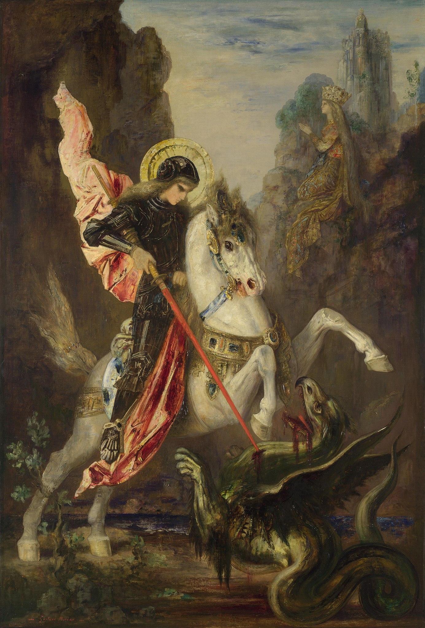 The History and Iconography of St. George and the Dragon Art