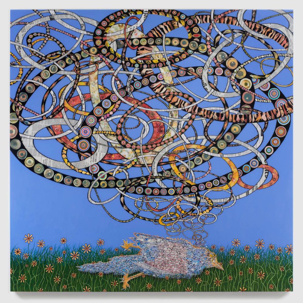 Fred Tomaselli　フレッド・トマセリ Now on view! Fred Tomaselli's “Wild Things” draws from the