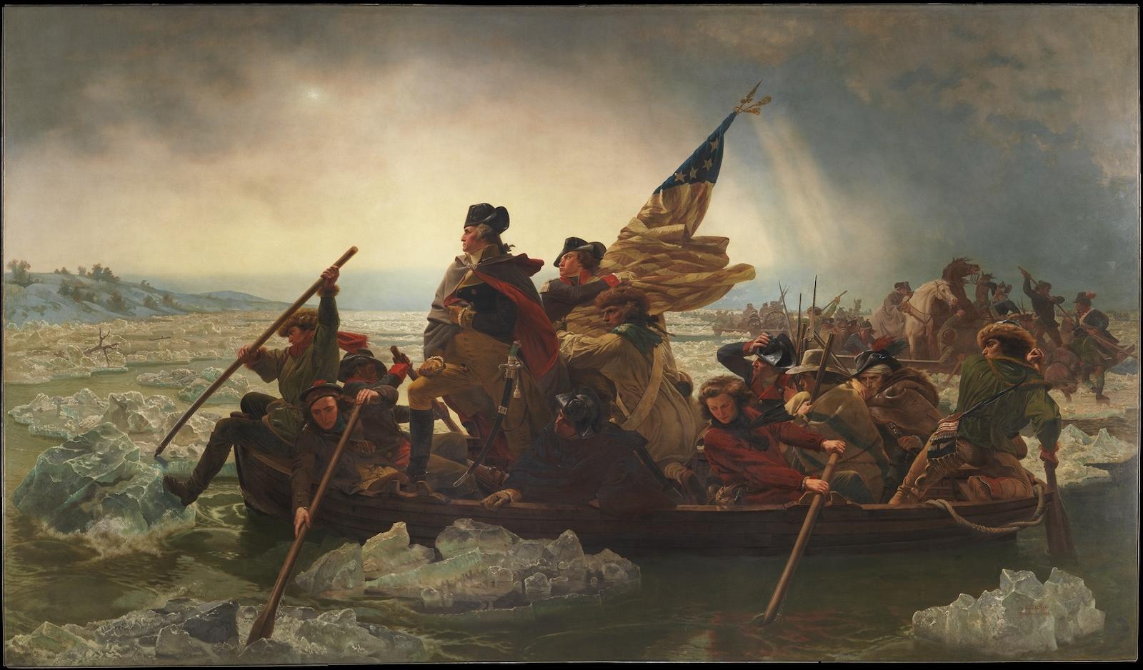 George Washington Crossing Of The Delaware River Leggings | Zazzle