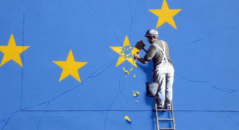 Banksy Brexit mural