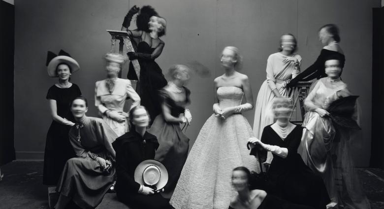 Irving Penn, 12 Models Moving Their Heads, New York, 1947, Nicola Erni Collection, Zug