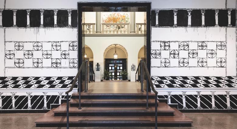 Elisabeth Kley, installation view of Cymodocea at the Currier Museum of Art, Manchester, New Hampshire, May 16-August 18, 2024.