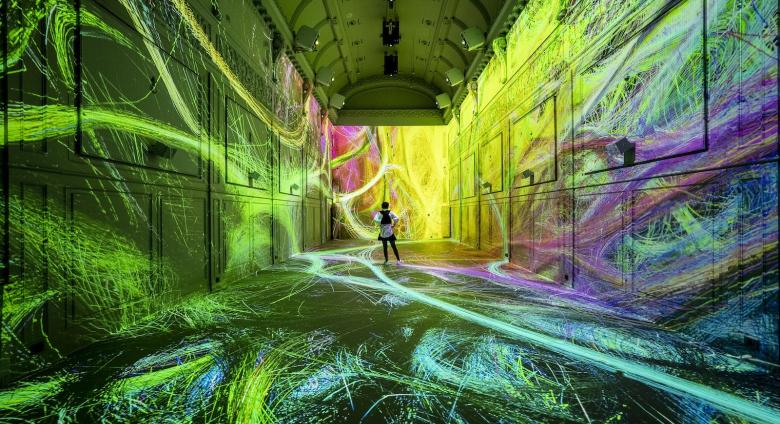Alkazar’s Dream, a digital installation at the Alkazar movie theater in Istanbul.