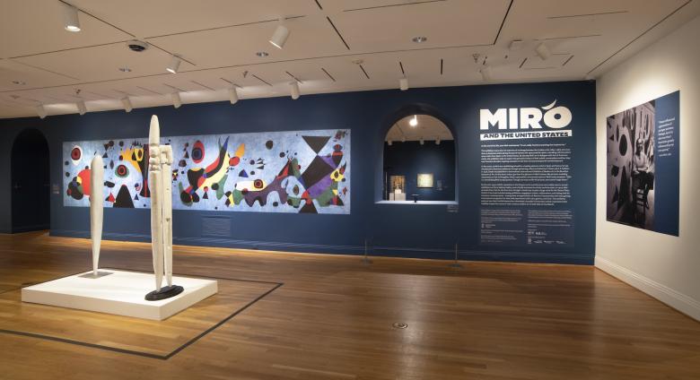 Miró and the United States Installation