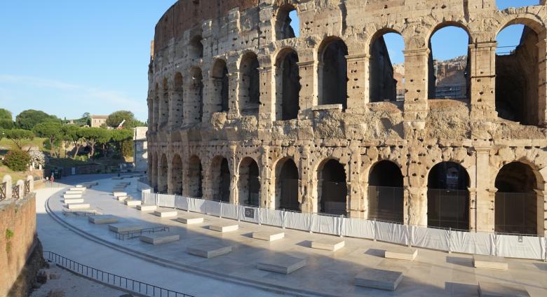 New Piazza on South Side of the Colosseum