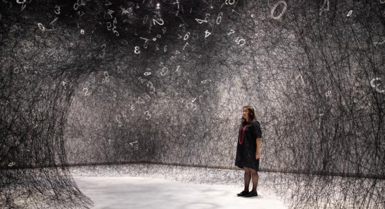 Chiharu Shiota, The Web of Time (2020) at Te Papa