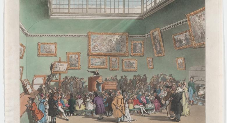 Thomas Rowlandson, Christie’s Auction Rooms.