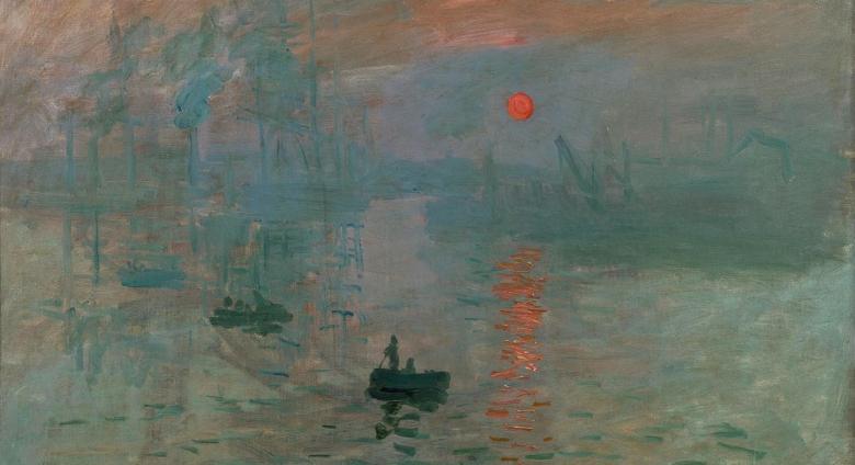 Claude Monet, Impression, Sunrise, 1872. Oil on canvas.