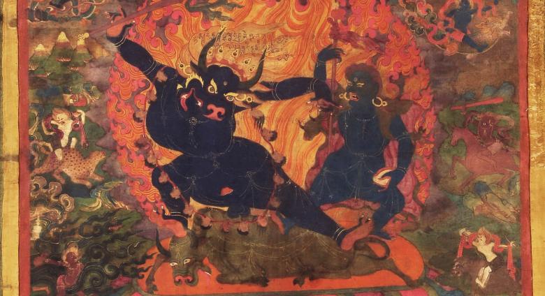 Yama as Dharmaraja, Tibet, late 16th-early 17th century