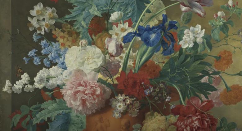 Detail Van Huysum Flowers